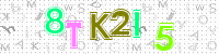 Blue Captcha Image