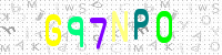 Blue Captcha Image