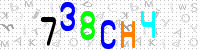 Blue Captcha Image