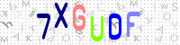 Blue Captcha Image