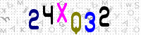 Blue Captcha Image