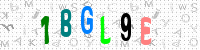 Blue Captcha Image