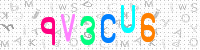 Blue Captcha Image