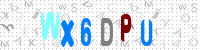 Blue Captcha Image