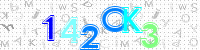Blue Captcha Image