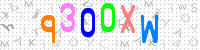 Blue Captcha Image