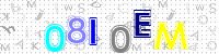 Blue Captcha Image