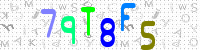 Blue Captcha Image