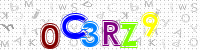Blue Captcha Image