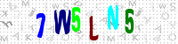 Blue Captcha Image