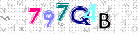 Blue Captcha Image