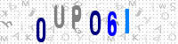 Blue Captcha Image