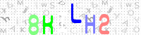 Blue Captcha Image
