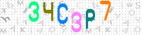 Blue Captcha Image