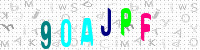Blue Captcha Image