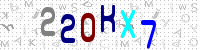 Blue Captcha Image