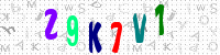 Blue Captcha Image