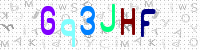 Blue Captcha Image