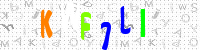 Blue Captcha Image