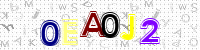 Blue Captcha Image