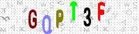 Blue Captcha Image