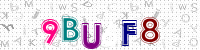 Blue Captcha Image