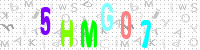 Blue Captcha Image