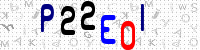Blue Captcha Image
