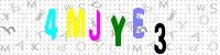 Blue Captcha Image