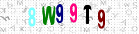 Blue Captcha Image