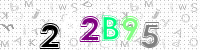 Blue Captcha Image