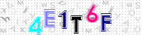 Blue Captcha Image
