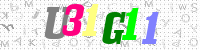 Blue Captcha Image