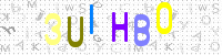 Blue Captcha Image