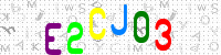 Blue Captcha Image