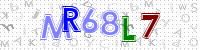 Blue Captcha Image