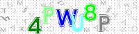Blue Captcha Image