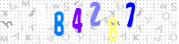 Blue Captcha Image