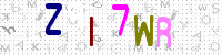 Blue Captcha Image