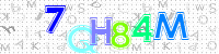 Blue Captcha Image
