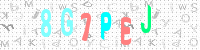 Blue Captcha Image