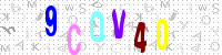 Blue Captcha Image