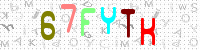 Blue Captcha Image