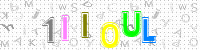 Blue Captcha Image