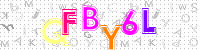 Blue Captcha Image