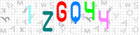 Blue Captcha Image