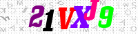 Blue Captcha Image