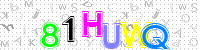 Blue Captcha Image
