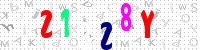 Blue Captcha Image