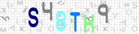 Blue Captcha Image